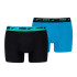 Calzoncillos de Puma Gradient Waistband 2P Hombre Negro/Azul