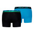 Calzoncillos de Puma Gradient Waistband 2P Hombre Negro/Azul