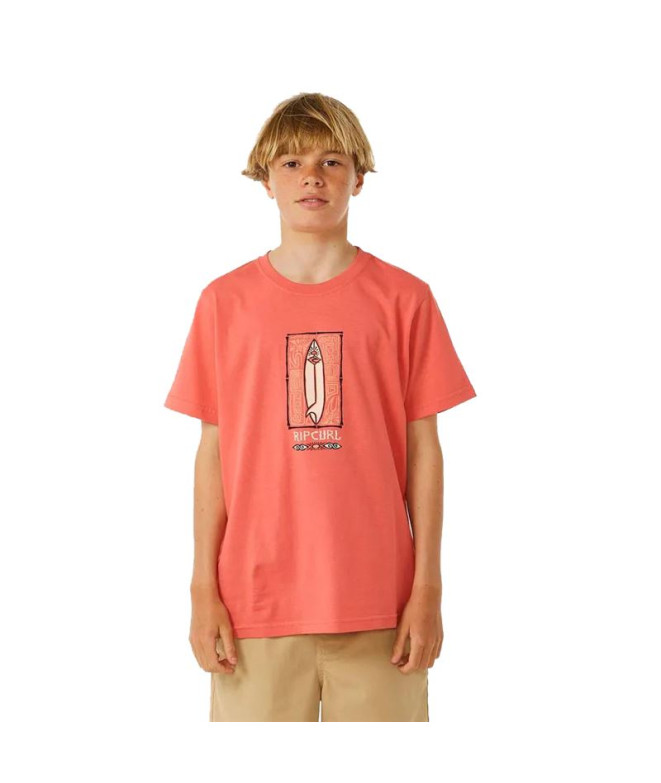 Camiseta Rip Curl Lost Islands - Niño Coral