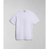 Camiseta Napapijri S-Bollo Ss 1 Blanco 002 Hombre