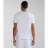 Camiseta Napapijri S-Bollo Ss 1 Blanco 002 Hombre