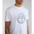 Camiseta Napapijri S-Bollo Ss 1 Blanco 002 Hombre