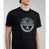 Camiseta Napapijri S-Bollo Ss 1 Negro 041 Hombre