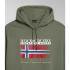 Sudadera Napapijri B-Kreis H Verde Hombre