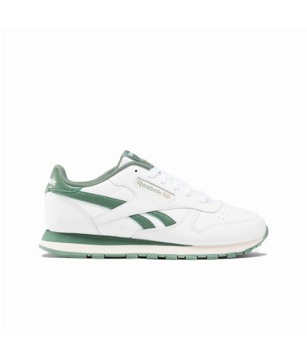 Zapatillas Reebok Classic Leather Infantil Blanco/Verde