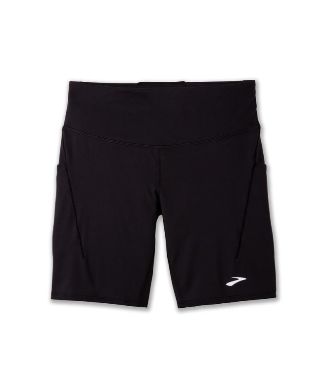 Pantalones de Running Brooks Spark 8" Mujer Negro