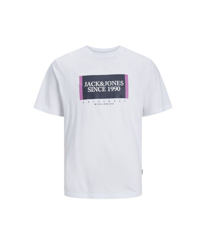 Camiseta Jack & Jones Lafayette Box Hombre Blanco