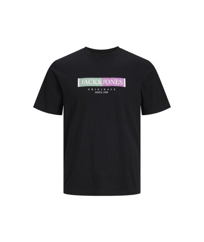 Camiseta Jack & Jones Lafayette Box Hombre Negro