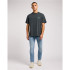 Camiseta Lee Loose Logo Washed Negro Hombre
