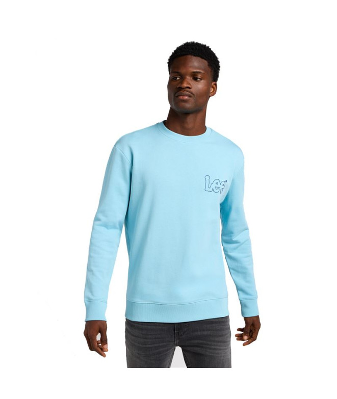 Sudadera Lee Wobbly Preppy Azul Hombre