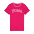 Camiseta Puma Squad Rosa Infantil