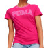 Camiseta Puma Squad Rosa Infantil