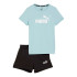Chándal Puma Logo & e Turquesa Infantil