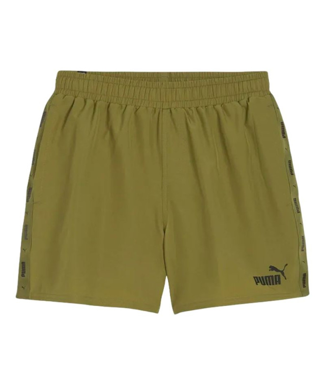 Pantalón Puma Essentials+ Tape Woven Hombre Verde