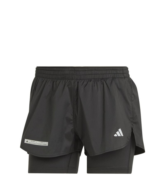 Pantalones de Running adidas Ulti 2In1 Mujer Negro