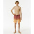 Bañador de Playa Y Piscina Rip Curl Fade Volley Niño Coral