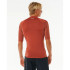 Licra de Surf Rip Curl Waves Upf Perf S/S Hombre Rojo