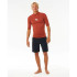 Licra de Surf Rip Curl Waves Upf Perf S/S Hombre Rojo