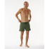 Bañador de Playa y piscina Rip Curl Offset Volley Hombre Verde Oliva verde