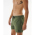 Bañador de Playa y piscina Rip Curl Offset Volley Hombre Verde Oliva verde