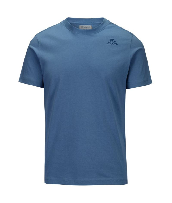 Camiseta Kappa Cafers Slim Hombre Azul