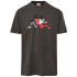 Camiseta de fitness Kappa 222 Banda pop Negro