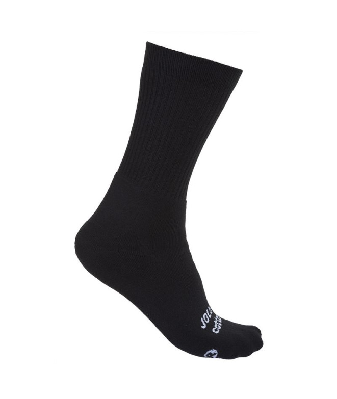 Calcetines Joluvi Cotton Plus 2p Negro