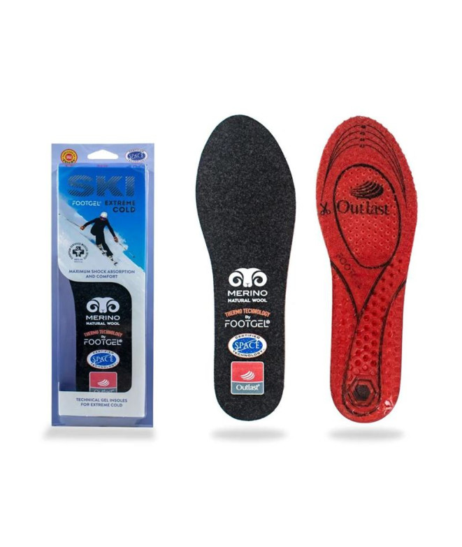 Plantillas de Esquí Footgel Ski Extreme Cold...
