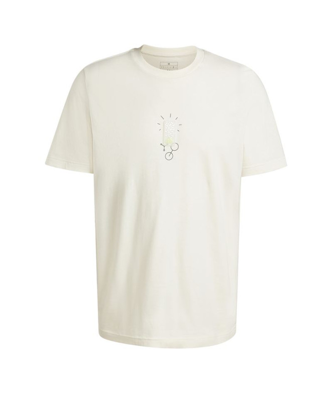 Camiseta adidas Molded Linear Hombre Blanca
