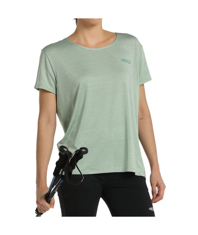 Camiseta de Montaña +8000 Acacia Verde Bicolor...