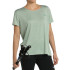 Camiseta de Montaña +8000 Acacia Verde Bicolor Mujer