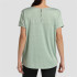 Camiseta de Montaña +8000 Acacia Verde Bicolor Mujer