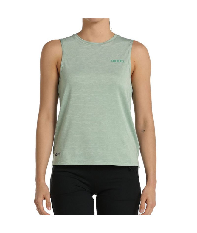 Camiseta de Montaña +8000 Almen Verde Bicolor...