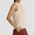 Camiseta de Montaña +8000 Almen Naranja Pastel Bicolor Mujer