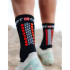 Calcetines de Trail Compressport Ultra V2.0 Negro/Blanco/Rojo
