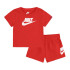 Conjunto Nike Club & Short Set Infantil Rojo