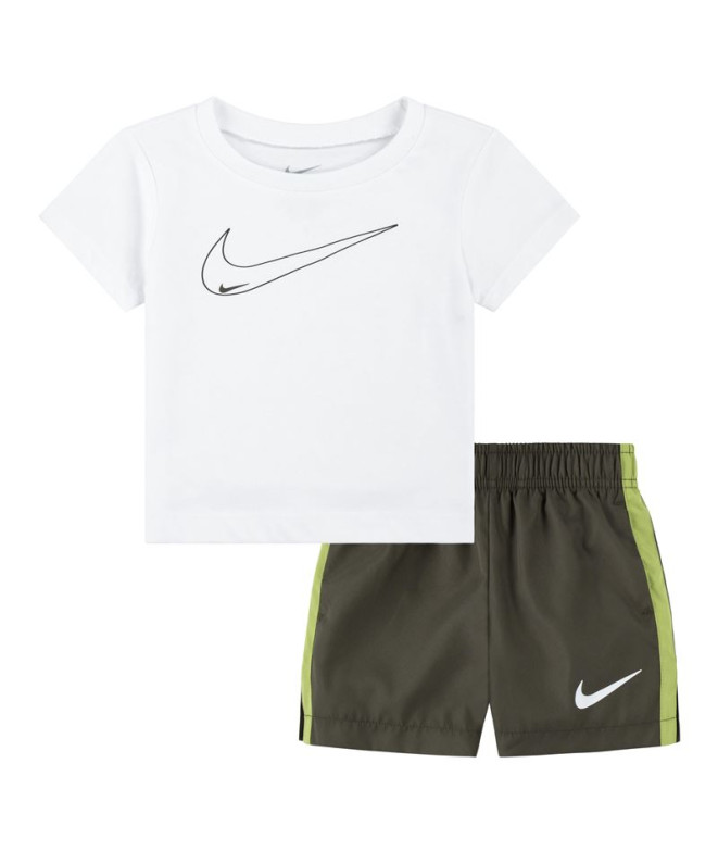 Conjunto Nike Sportswear Club Ssnl Woven Short...