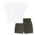 Conjunto Nike Sportswear Club Ssnl Woven Short Set Niño Khaki