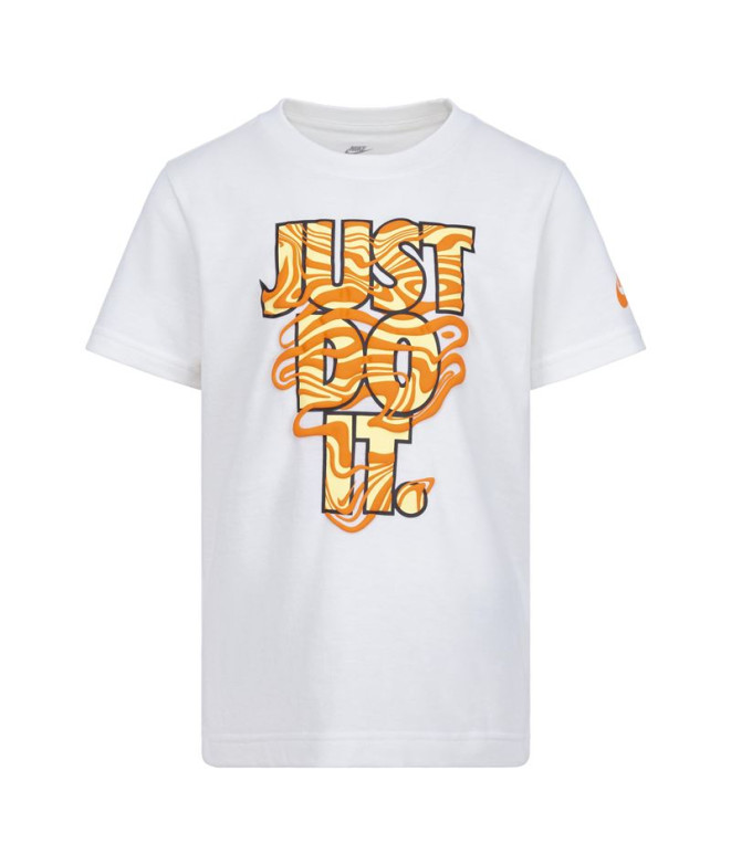 Camiseta Nike Just do it Waves Niño Blanco