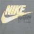 Camiseta Nike Futura Micro Text Niño Gris