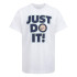 Camiseta Nike Smiley Just do it Ss Niño Blanco