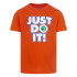 Camiseta Nike Smiley Just do it Ss Niño Rojo
