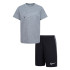 Conjunto Nike Nsw Club Woven Short Set Niño Negro