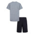 Conjunto Nike Nsw Club Woven Short Set Niño Negro