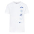 Camiseta Nike Club+ Badge Niño Blanco