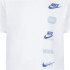 Camiseta Nike Club+ Badge Niño Blanco