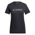 Camiseta de Senderismo adidas Mt Log Tech Mujer Negro