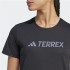 Camiseta de Senderismo adidas Mt Log Tech Mujer Negro