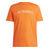 Camiseta de Montaña adidas Terrex Logo Hombre Naranja