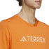 Camiseta de Montaña adidas Terrex Logo Hombre Naranja